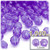 Plastic Faceted Beads, Transparent, 12mm, 1,000-pc, Dark Purple