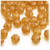 Plastic Faceted Beads, Transparent, 12mm, 1,000-pc, Sun Yellow