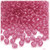 Plastic Faceted Beads, Transparent, 4mm, 1,000-pc, Fuchsia