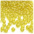 Plastic Faceted Beads, Transparent, 6mm, 1,000-pc, Acid Yellow