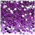 Rhinestones, Flatback, Round, 4mm, 10,000-pc, Purple (Amethyst)
