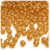 Plastic Faceted Beads, Transparent, 6mm, 1,000-pc, Sun Yellow
