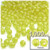 Plastic Faceted Beads, Transparent, 6mm, 1,000-pc, Yellow