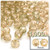 Plastic Faceted Beads, Transparent, 8mm, 1,000-pc, Champagne