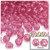 Plastic Faceted Beads, Transparent, 8mm, 1,000-pc, Fuchsia