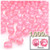 Plastic Faceted Beads, Transparent, 8mm, 1,000-pc, Pink