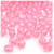 Plastic Faceted Beads, Transparent, 8mm, 1,000-pc, Pink