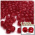 Plastic Faceted Beads, Transparent, 8mm, 1,000-pc, Raspberry Red