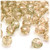 Faceted Round Beads, Transparent, 10mm, 100-pc, Champagne