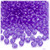 Plastic Faceted Beads, Transparent, 4mm, 200-pc, Dark Purple