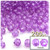 Plastic Faceted Beads, Transparent, 6mm, 200-pc, Lavender Purple
