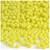 Plastic Faceted Beads, Opaque, 4mm, 200-pc, Yellow