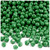 Plastic Faceted Beads, Opaque, 4mm, 200-pc, Emerald green