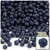 Plastic Faceted Beads, Opaque, 4mm, 200-pc, Navy Blue