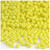 Plastic Faceted Beads, Opaque, 4mm, 1,000-pc, Yellow