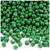 Plastic Faceted Beads, Opaque, 4mm, 1,000-pc, Emerald green