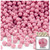 Plastic Faceted Beads, Opaque, 4mm, 1,000-pc, Pink