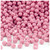 Plastic Faceted Beads, Opaque, 4mm, 1,000-pc, Pink