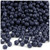 Plastic Faceted Beads, Opaque, 4mm, 1,000-pc, Navy Blue