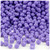Plastic Faceted Beads, Opaque, 4mm, 1,000-pc, Lavender Purple