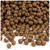 Plastic Faceted Beads, Opaque, 6mm, 200-pc, Light Brown