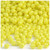 Plastic Faceted Beads, Opaque, 6mm, 1,000-pc, Yellow