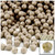 Plastic Faceted Beads, Opaque, 6mm, 1,000-pc, Tan