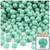 Plastic Faceted Beads, Opaque, 6mm, 1,000-pc, Turquoise