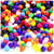 Plastic Faceted Beads, Opaque, 6mm, 1,000-pc, Multi Mix (Mix of all available colors)