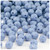 Plastic Faceted Beads, Opaque, 8mm, 200-pc, Light Baby blue