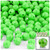 Plastic Faceted Beads, Opaque, 8mm, 1,000-pc, Light Green
