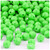 Plastic Faceted Beads, Opaque, 8mm, 1,000-pc, Light Green