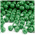 Plastic Faceted Beads, Opaque, 8mm, 1,000-pc, Emerald green