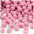 Plastic Faceted Beads, Opaque, 8mm, 1,000-pc, Pink