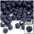 Plastic Faceted Beads, Opaque, 8mm, 1,000-pc, Navy Blue