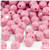 Plastic Faceted Beads, Opaque, 10mm, 100-pc, Pink