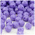 Plastic Faceted Beads, Opaque, 10mm, 100-pc, Lavender Purple