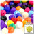 Plastic Faceted Beads, Opaque, 12mm, 100-pc, Multi Mix (Mix of all available colors)