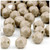Plastic Faceted Beads, Opaque, 12mm, 1,000-pc, Tan