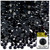 Rhinestones, Flatback, Round, 5mm, 10,000-pc, Jet Black