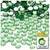 Rhinestones, Flatback, Round, 7mm, 10,000-pc, Light Green