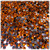 Rhinestones, Hotfix, DMC, Glass Rhinestone, 4mm, 1,440pc, Orange