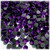 Rhinestones, Hotfix, DMC, Glass Rhinestone, 6mm, 144-pc, Purple, Amethyst