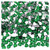 Rhinestones, Flatback, Heart, 6mm, 10,000-pc, Emerald Green