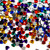 Rhinestones, Flatback, Heart, 6mm, 1,000-pc, Jewel Tone Assortment