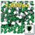 Rhinestones, Flatback, Heart, 8mm, 1,000-pc, Emerald Green