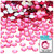 Rhinestones, Flatback, Round, 7mm, 10,000-pc, Hot Pink