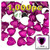 Rhinestones, Flatback, Heart, 14mm, 1,000-pc, Fuchsia