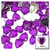 Rhinestones, Flatback, Heart, 14mm, 144-pc, Purple (Amethyst)