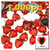 Rhinestones, Flatback, Heart, 14mm, 1,000-pc, Ruby Red